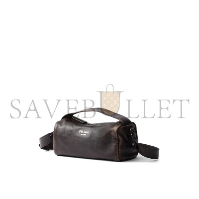 PRADA NAPPA LEATHER SHOULDER BAG 2VH188 (24*11*11cm) 